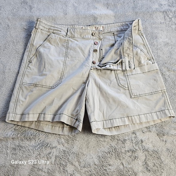 Hei Hei women's sz 32 light gray with darker green stitching, the wander… - Picture 1 of 8